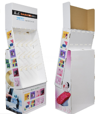 Recycled 350g CCNB Cardboard Hook Display For Retail 5C PMS