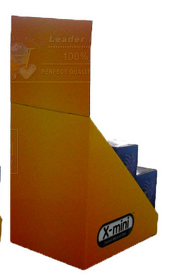POP PDQ Corrugated Retail Cardboard Countertop Displays Box UV Coating