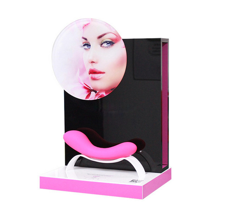 Pantone PVC Acrylic Cosmetic POP Display Stand Eco Friendly
