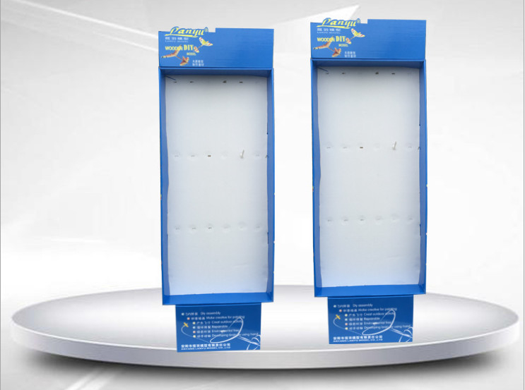 B Flute Recyclable Point Of Sale Cardboard Display Stands 3D Design